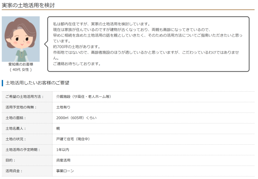 土地活用事例4